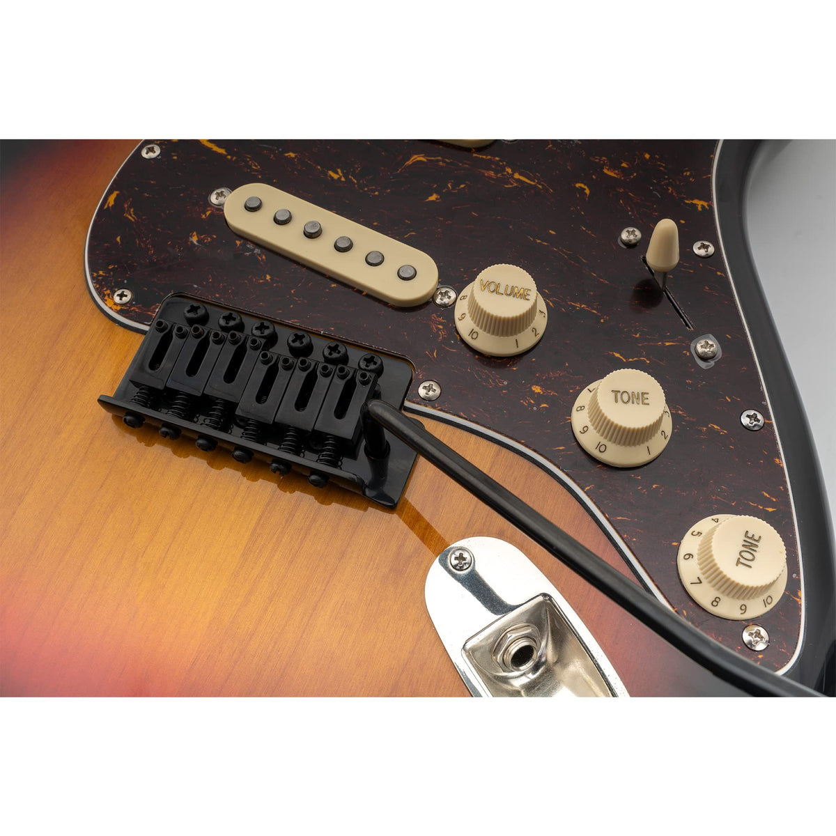 Black 6-Screw Tremolo Bridge R3400
