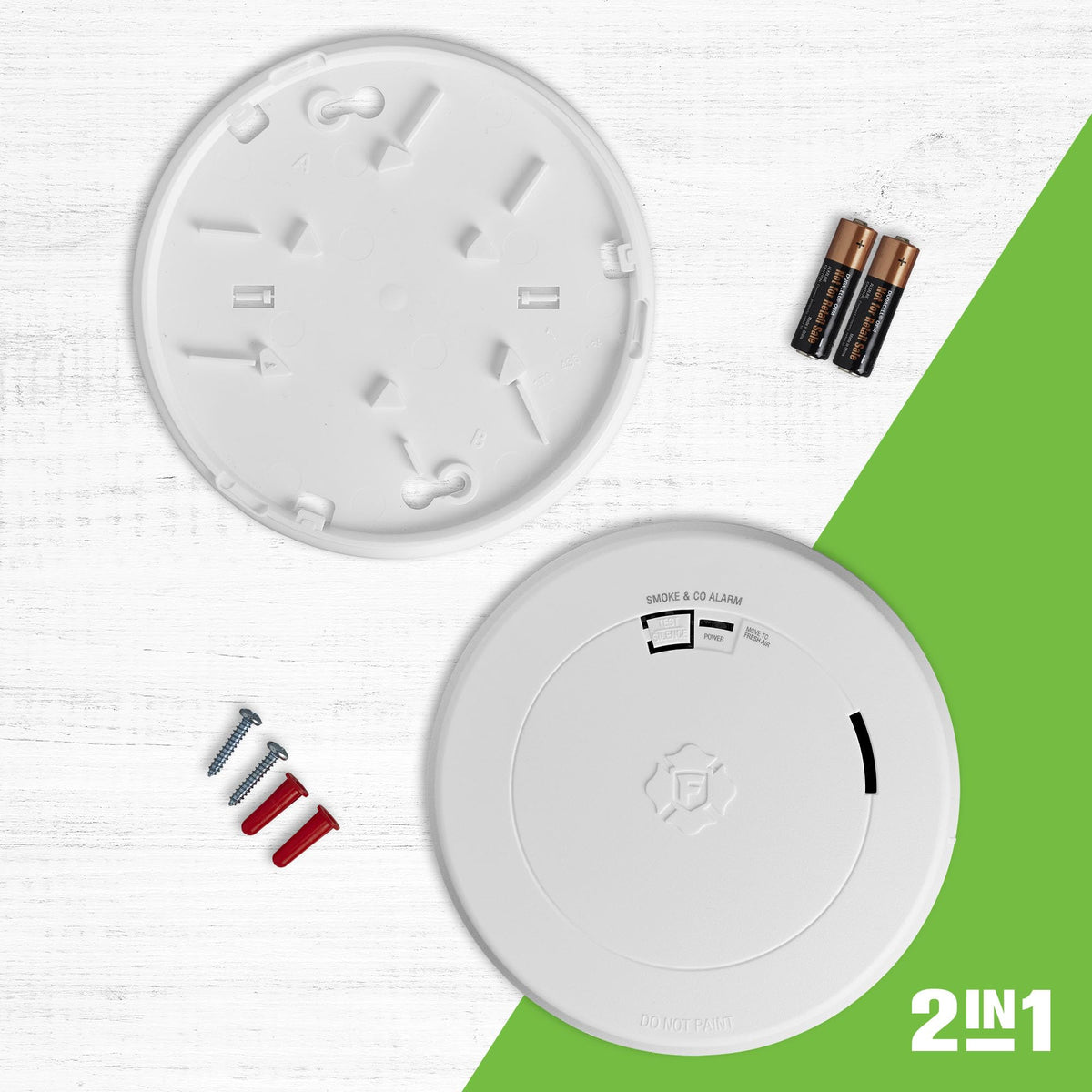 Battery Combination Smoke & Carbon Monoxide Alarm Q4407