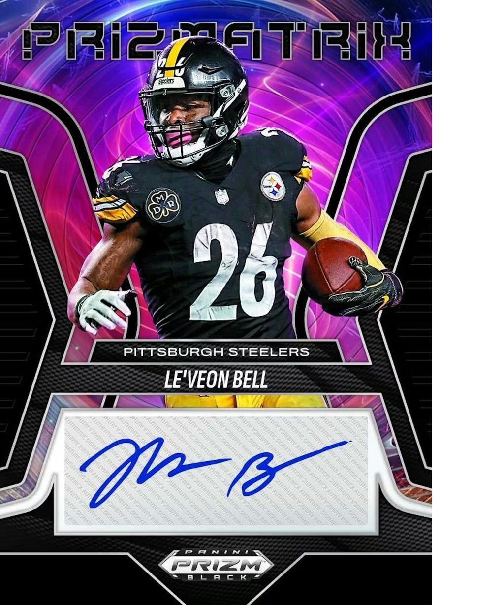 2025 Panini Prizm Black Football Trading Card Box U6082