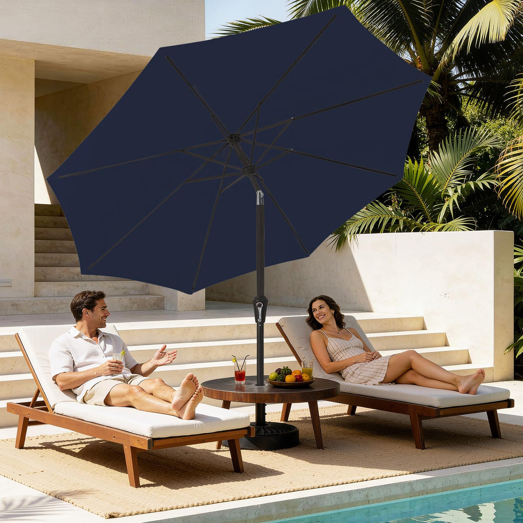9ft Patio Umbrella with Push Button Tilt and Crank K416268