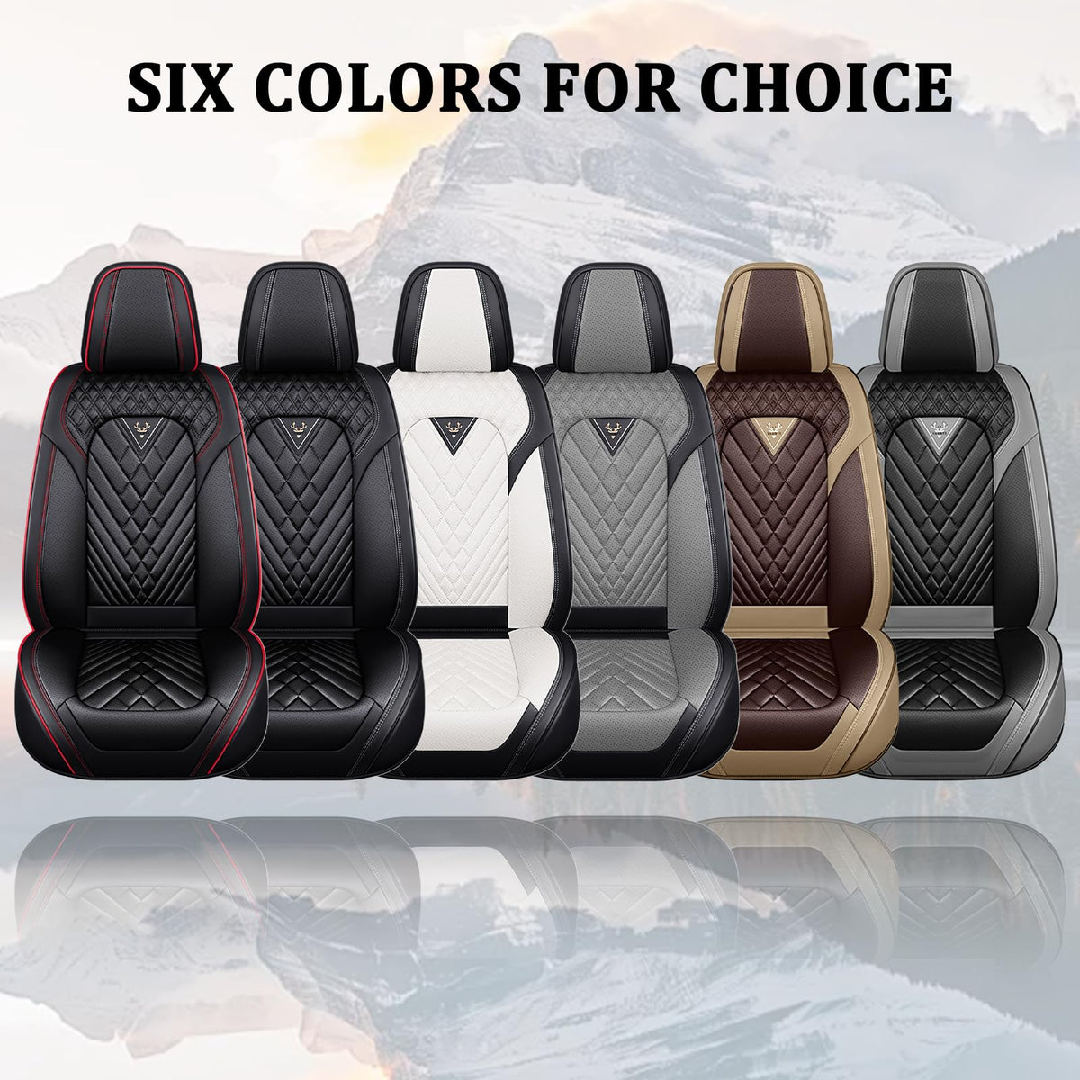 Waterproof Nappa Leather Full Set Car Seat Covers R966180
