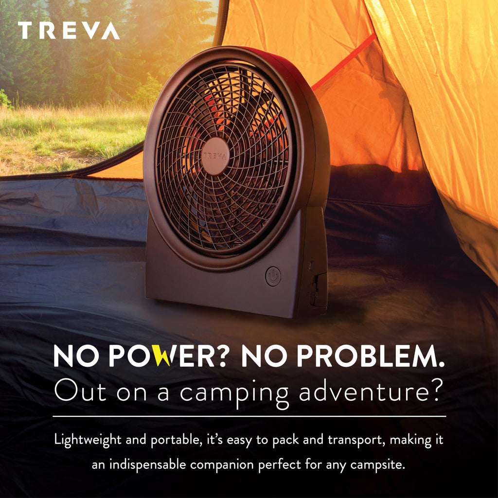 Rechargeable Battery Powered 3-Speed Personal Fan O336466