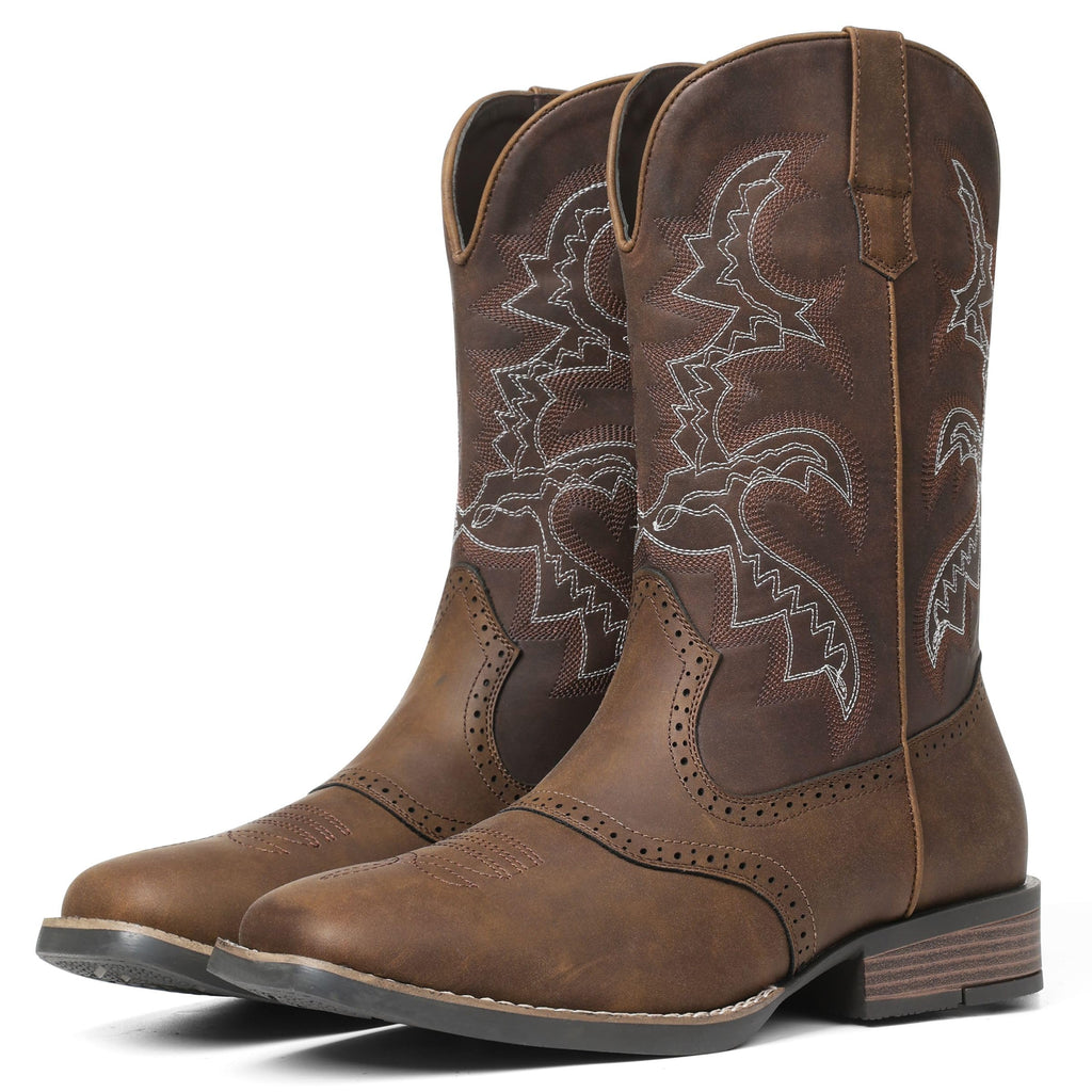 Cowboy Boots Square Toe Slip Resistant Work A796099