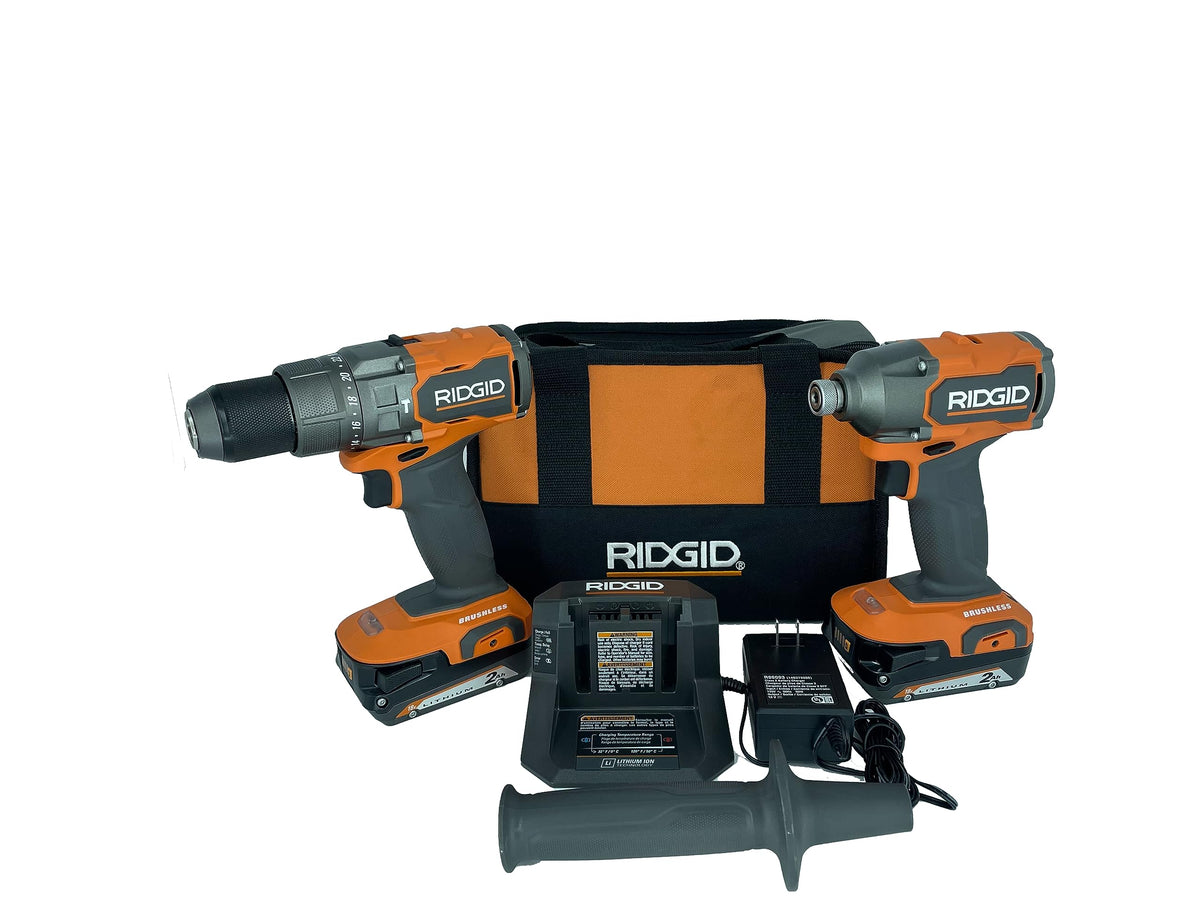 18V Brushless Drill/Driver and 3-Speed Impact Driver Kit with 2.0 Ah Batteries and Charger I2928
