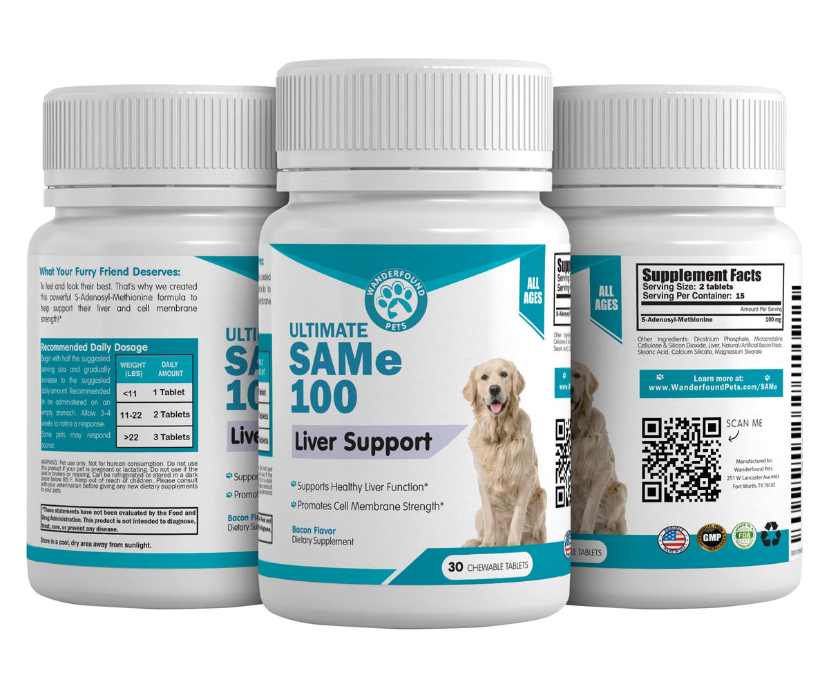 Milk Thistle & SAMe100 for Dogs F709