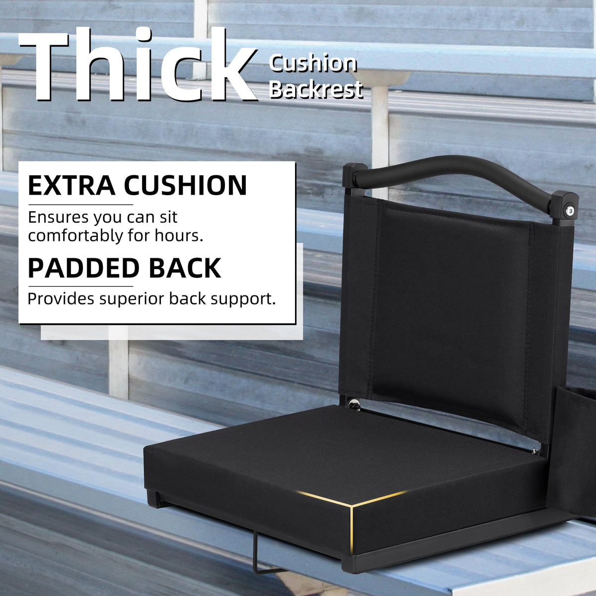 Stadium Seats with Back Support and Cushion G63117