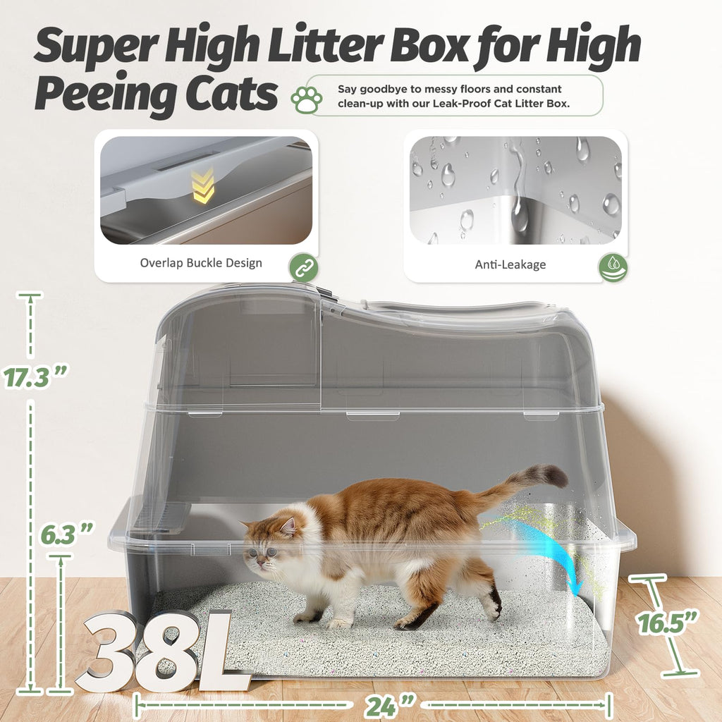 Stainless Steel Cat Litter Box P2772