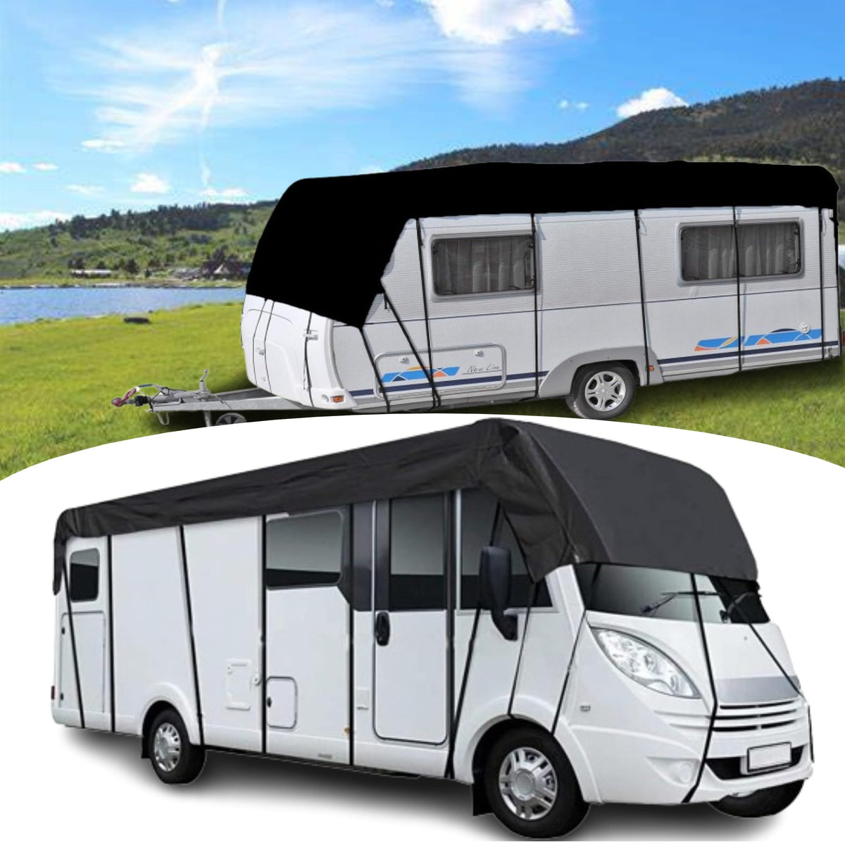 Heavy Duty Waterproof UV Resistant RV Roof Cover T533812