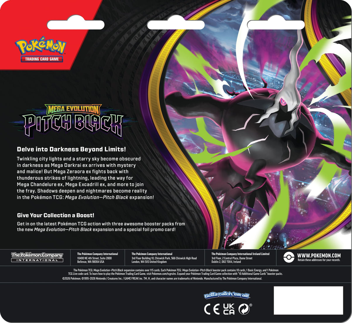 Pokemon TCG 3 Booster Pack Blister H936013