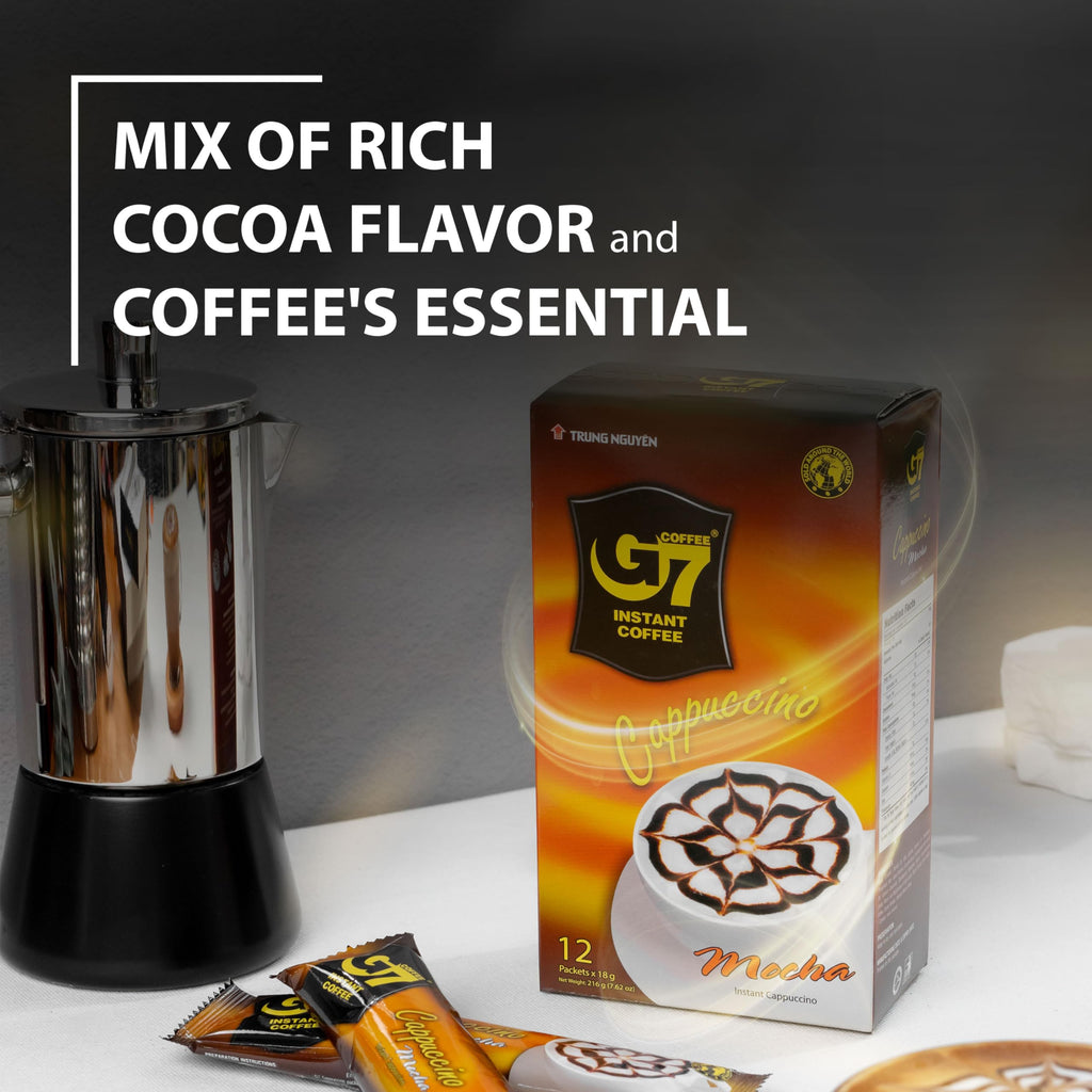Pure Black and Cappucino Mocha Instant Coffee A742370