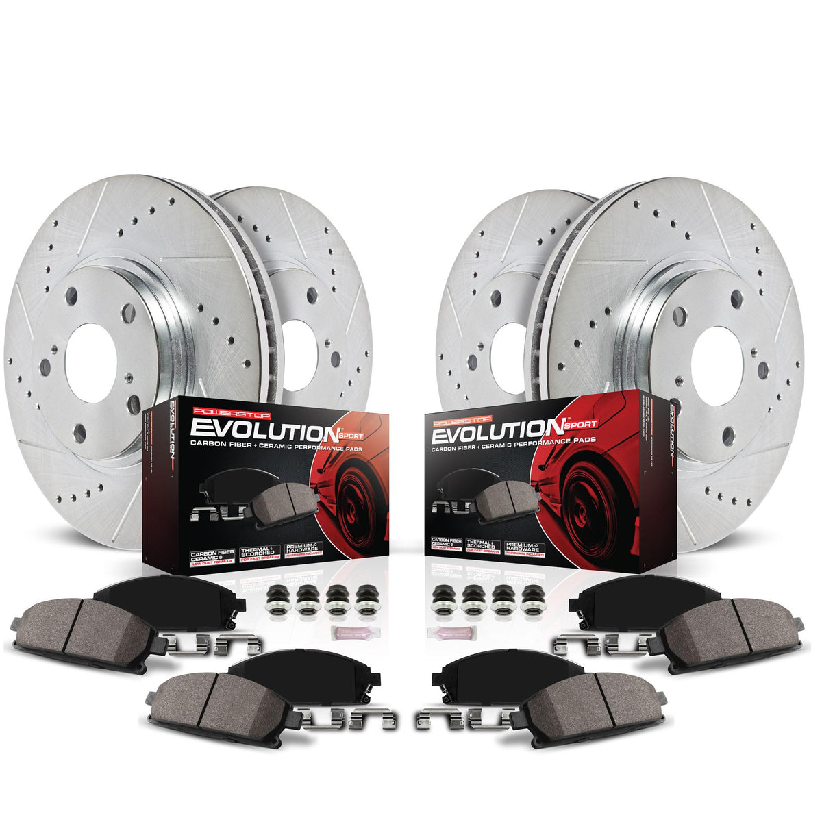 Brake Pad & Rotor Kit Front & Rear M68859