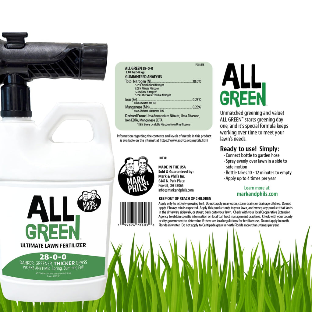 Liquid Lawn Fertilizer 28-0-0 64 oz Hose End Sprayer S3737