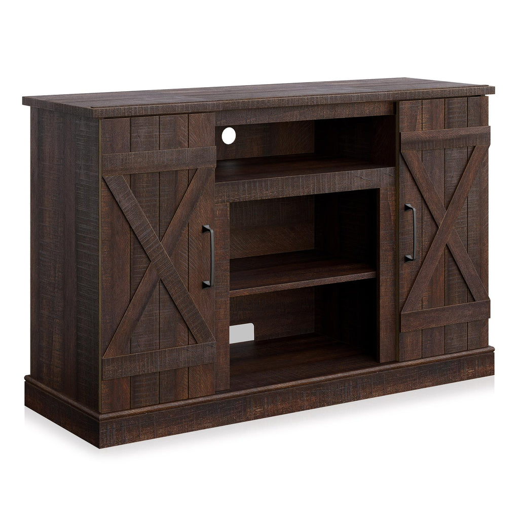 47" Espresso TV Stand & Media Entertainment Center V6819