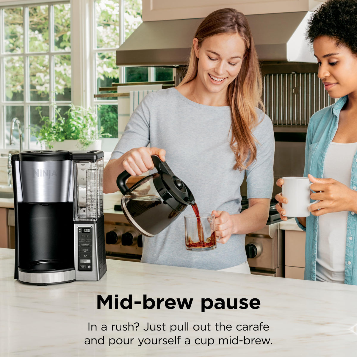 12 Cup Glass Carafe Stainless Steel Coffee Maker X191
