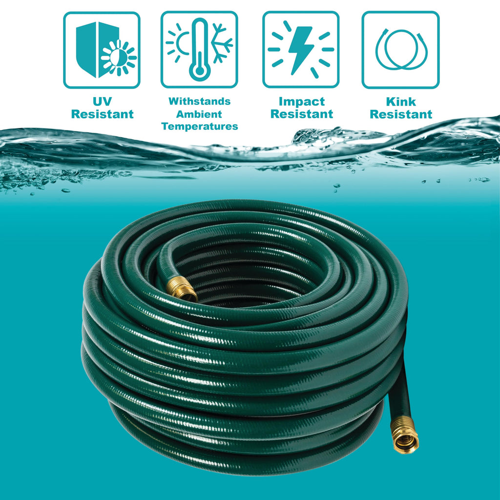 3/4 in x 100 ft Heavy Duty Kink Resistant Garden Hose D27695
