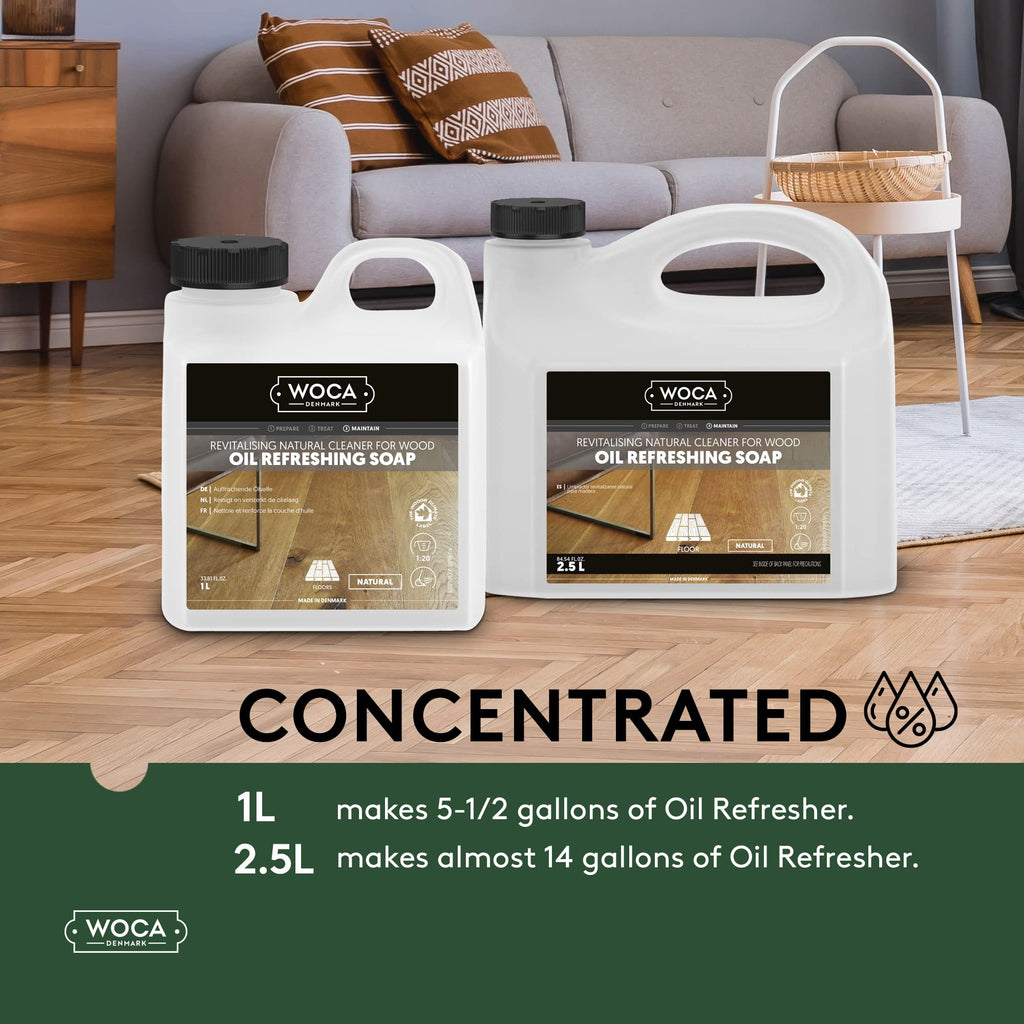Natural 1L Plant-Based Oil Soap Wood Floor Cleaner V44002