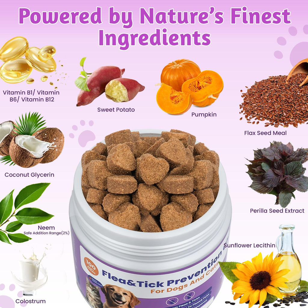 Dog Flea and Tick Treatment Soft Chews G33353