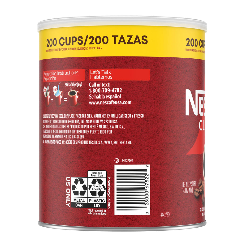 Dark Roast Instant Coffee 14.1 oz L403