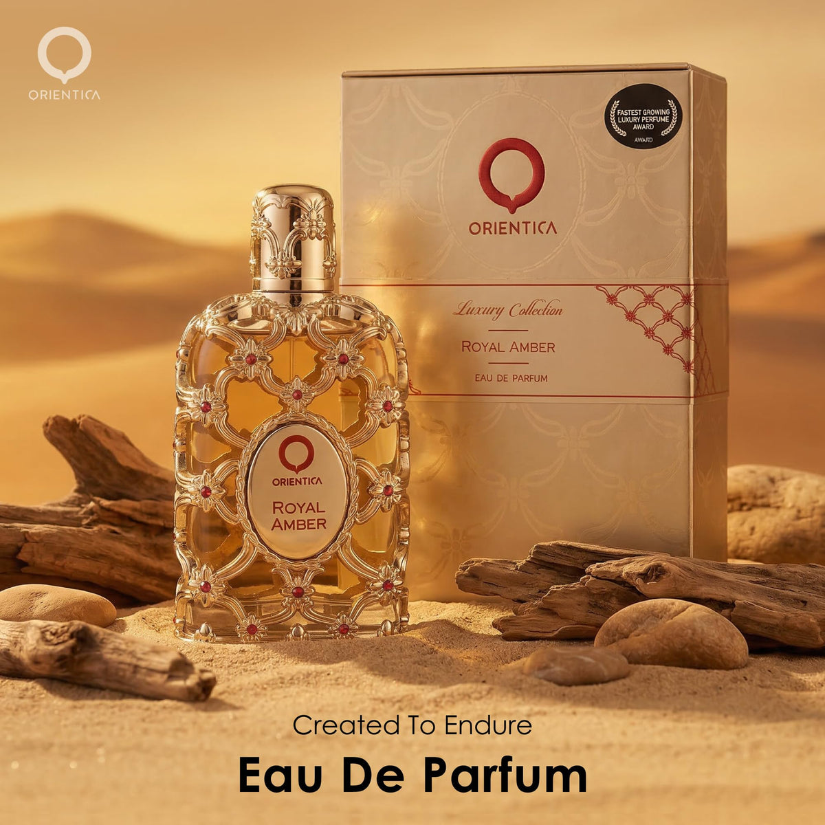 2.7oz Eau De Parfum with Vanilla, Bergamot, Pineapple, Amber Oud Y5744