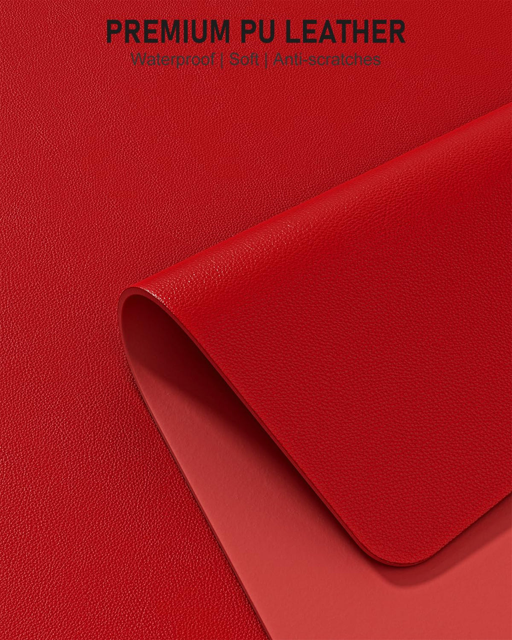 Bright Red Desk Pad R2540