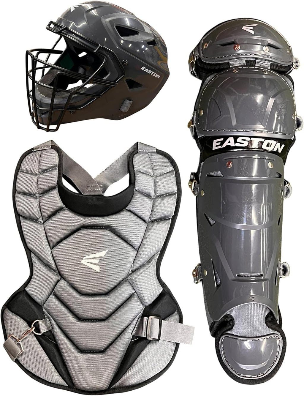 Black Youth Catcher's Set with Helmet, Chest Protector & Leg Guards Q457117