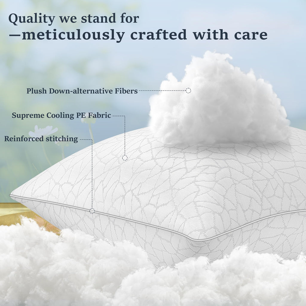 King Size Down Alternative Pillows Set of 2 V8433