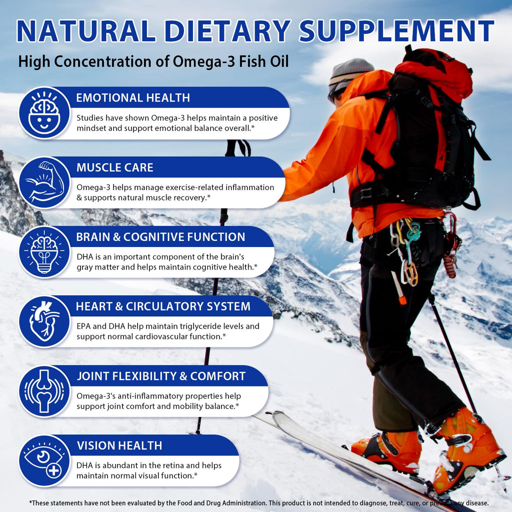 Omega 3 Fish Oil 4200mg 240 Softgels Lemon Flavor F677