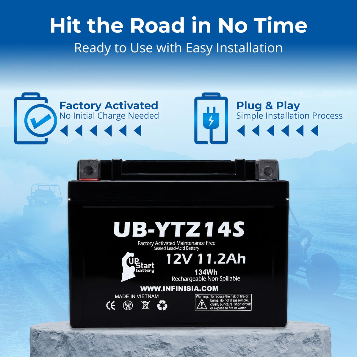 12V 11.2Ah Battery B515915