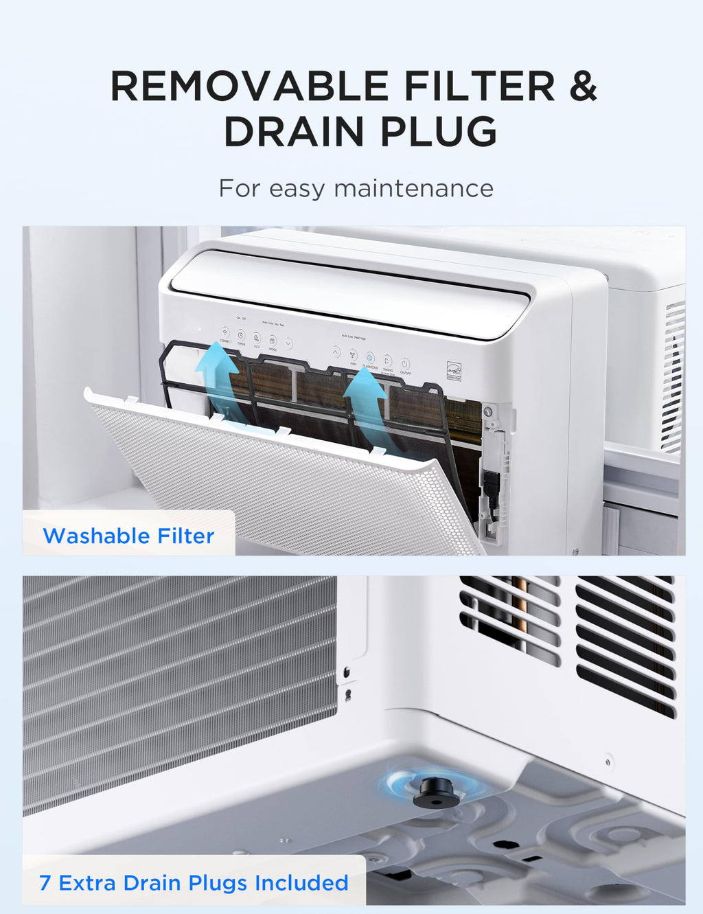 U-Shaped Window Air Conditioner P893474