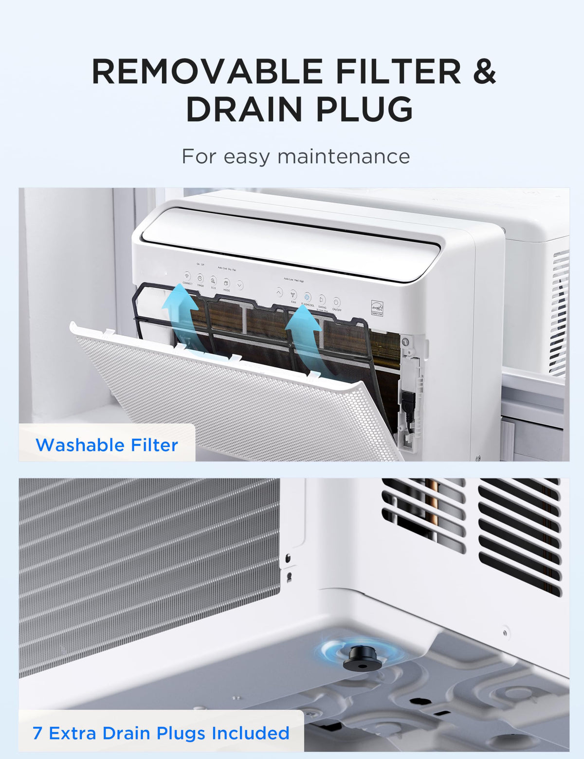 U-Shaped Window Air Conditioner P893474