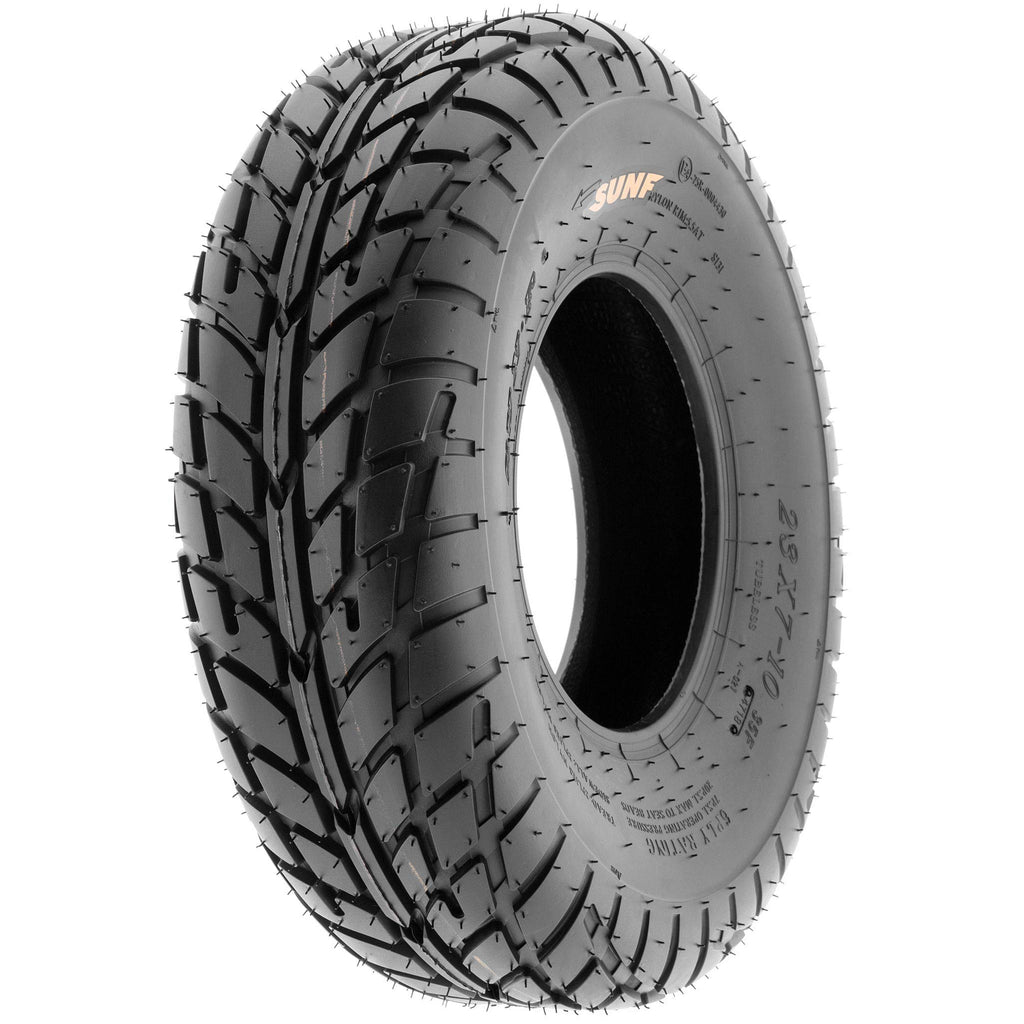 Set of 4 ATV UTV Tires 19x6-10 Front & 18x9.5-8 Rear Tubeless F503891