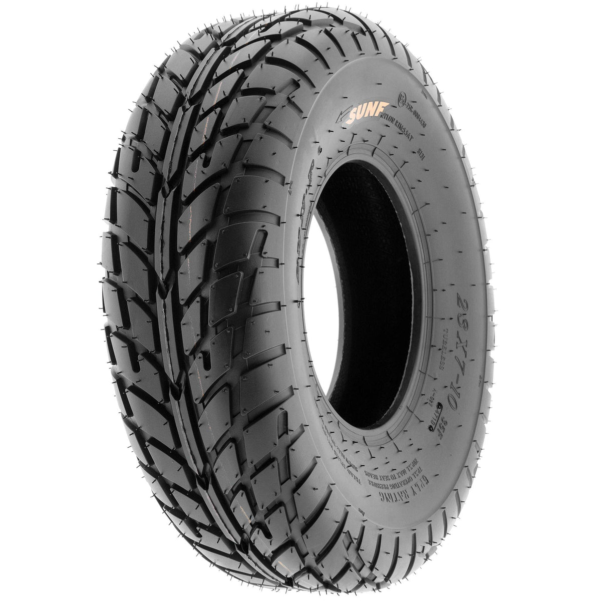Set of 4 ATV UTV Tires 19x6-10 Front & 18x9.5-8 Rear Tubeless F503891
