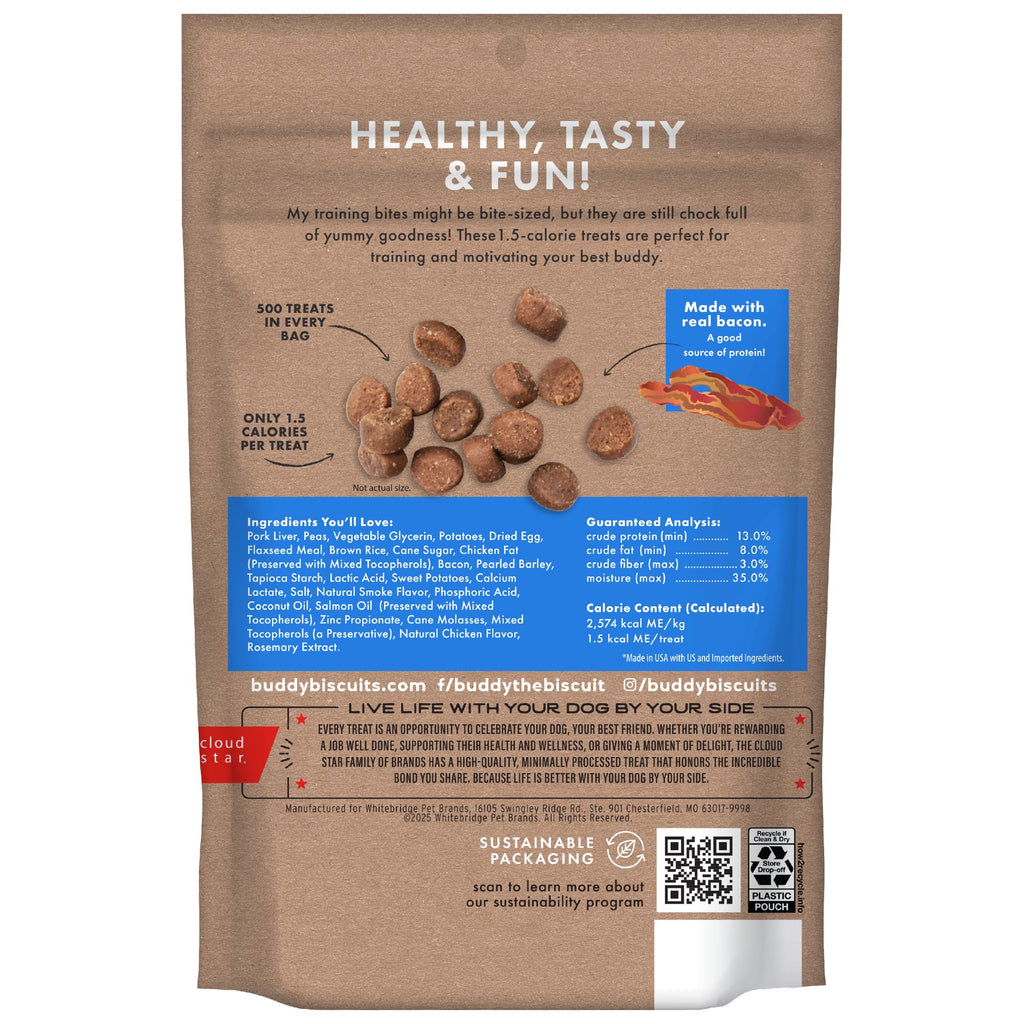 Soft & Chewy Bacon Dog Treats 10 oz T289685