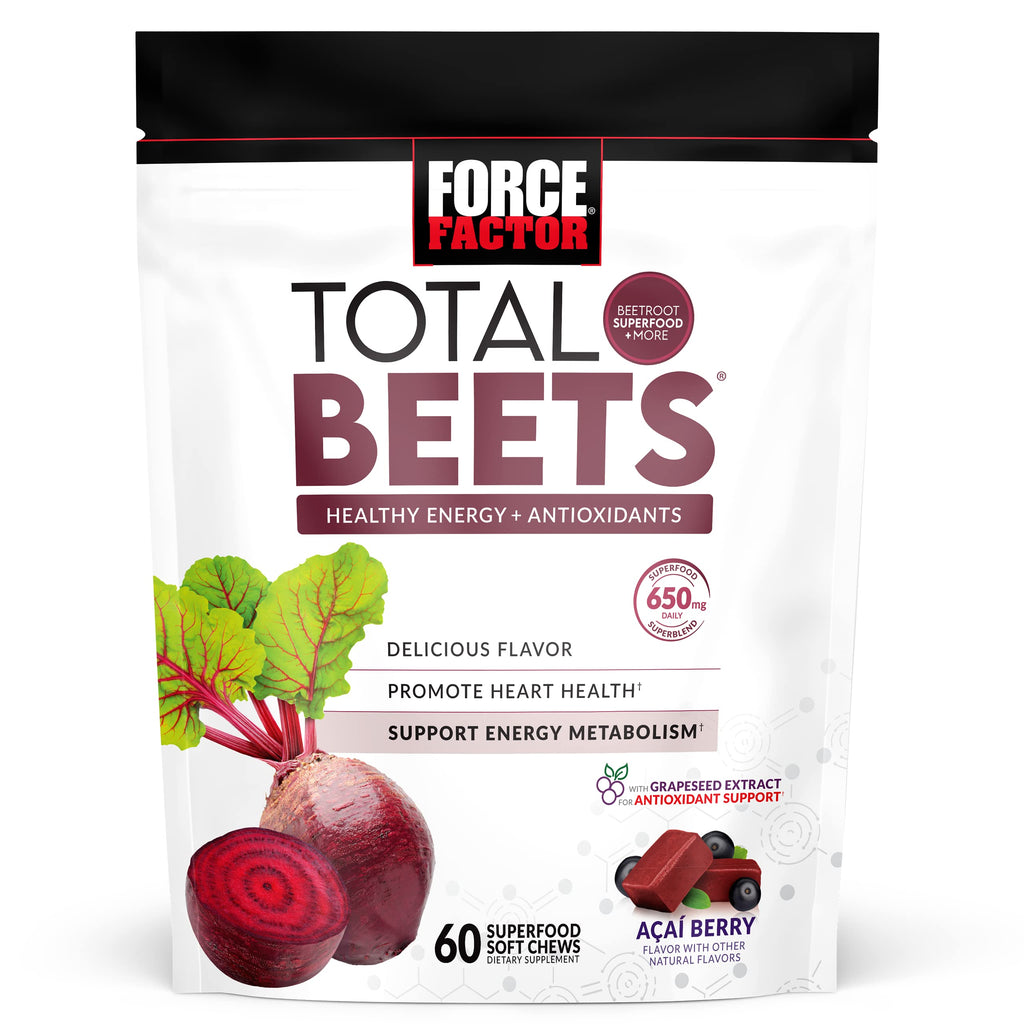 Beetroot Chews and B12 Gummies, 90 Count Cherry Flavor C414983