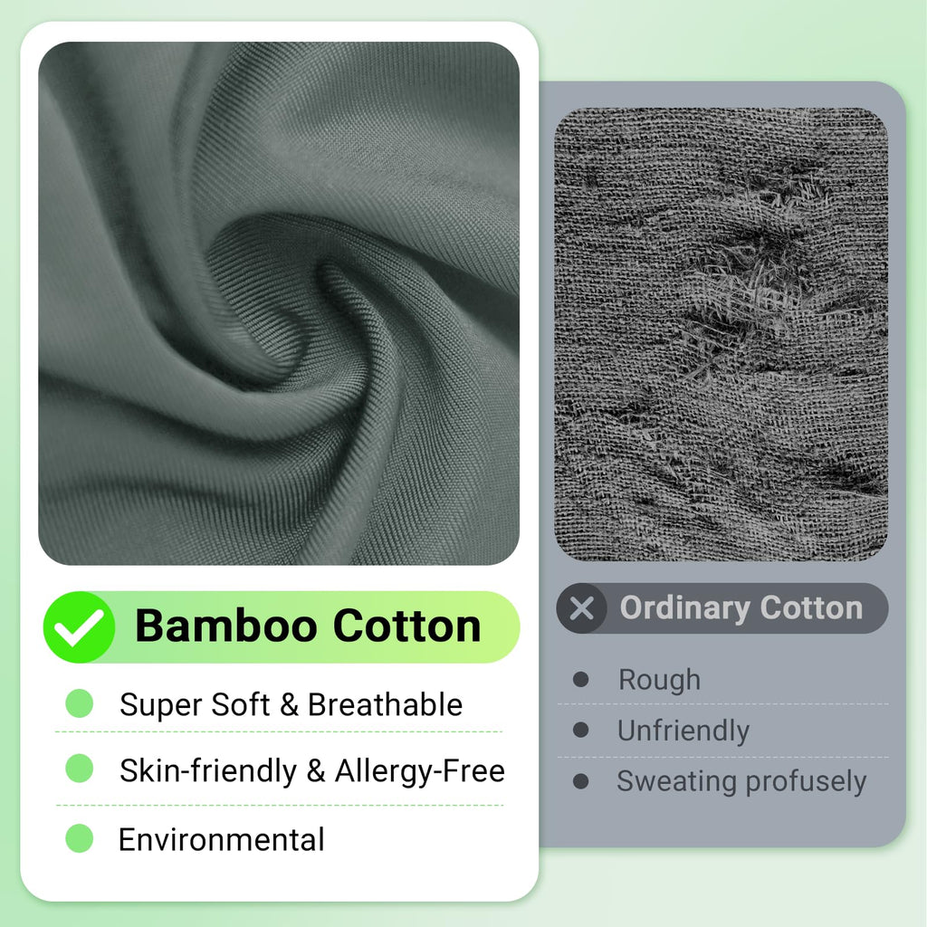 Bamboo Cotton Sleep Mask with Bluetooth Headphones C33008