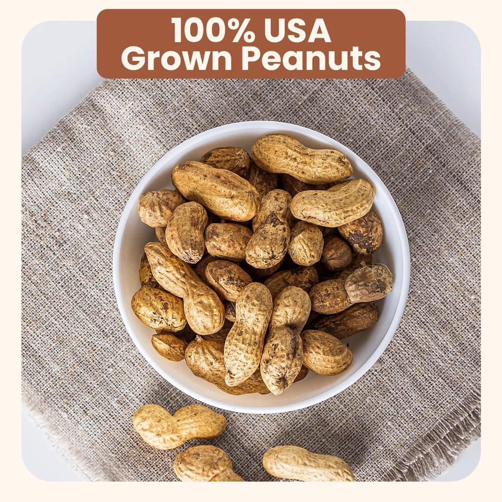 Unsalted Roasted In-Shell Peanuts 5 lb Bag R946