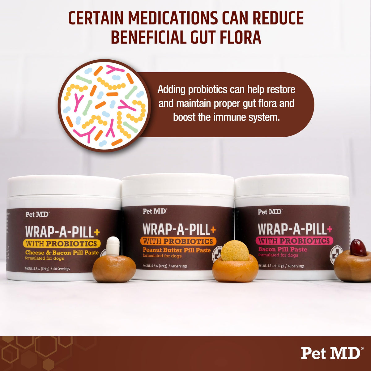 Probiotics Dog Pill Wrap 4.2oz L146