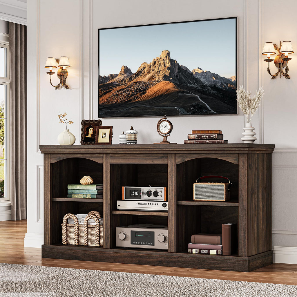 Farmhouse TV Stand with Cord Management A634276