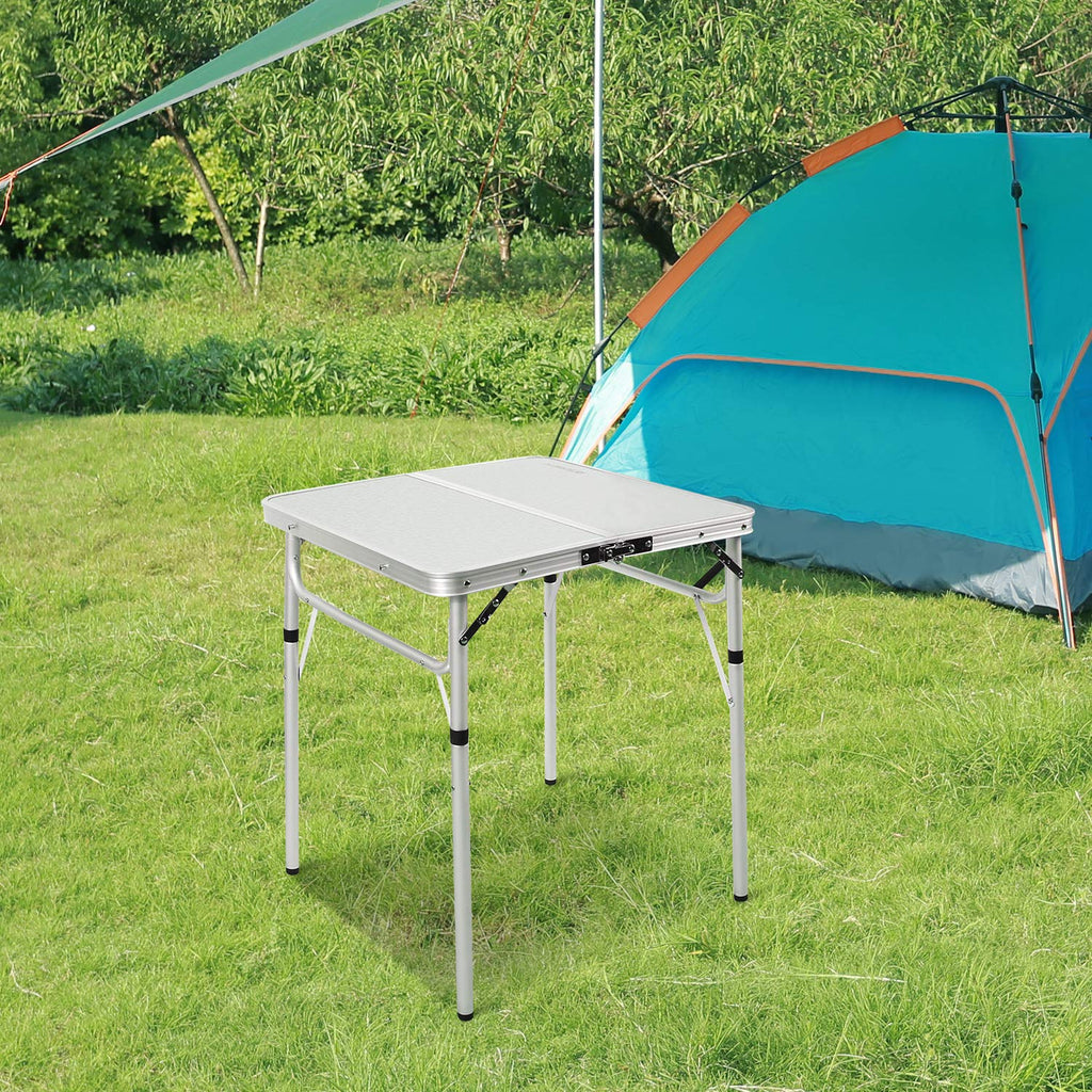 Small Square Folding Aluminum Camping Table J4683