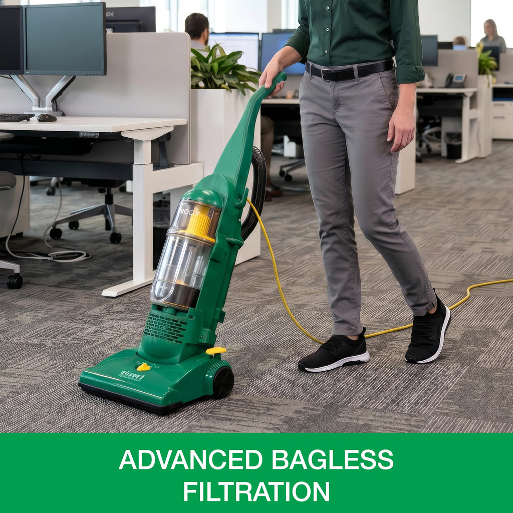 Commercial Bagless Upright Vacuum with On-Board Tools O8119