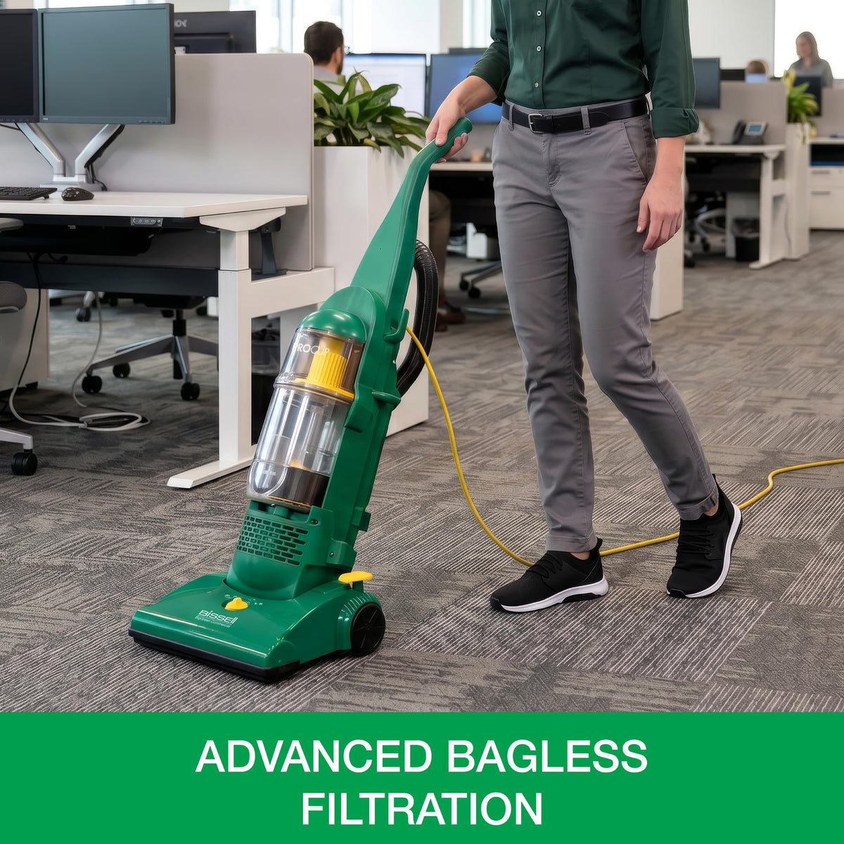 Commercial Bagless Upright Vacuum with On-Board Tools O8119