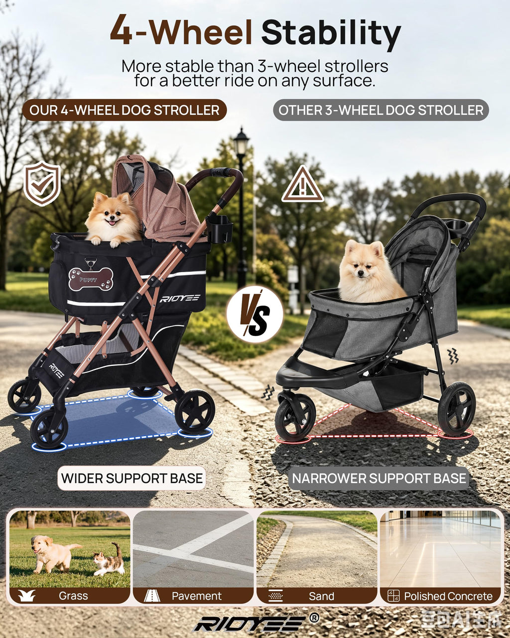 Foldable Dog Stroller F253482