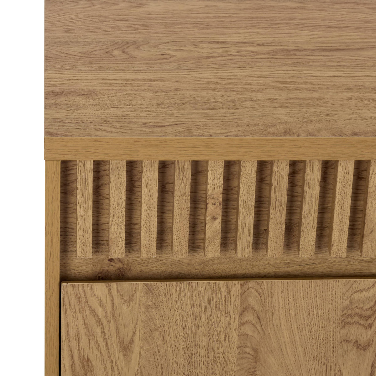 Oak 2-Door Media Stand O365458
