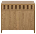 Oak 2-Door Media Stand O365458