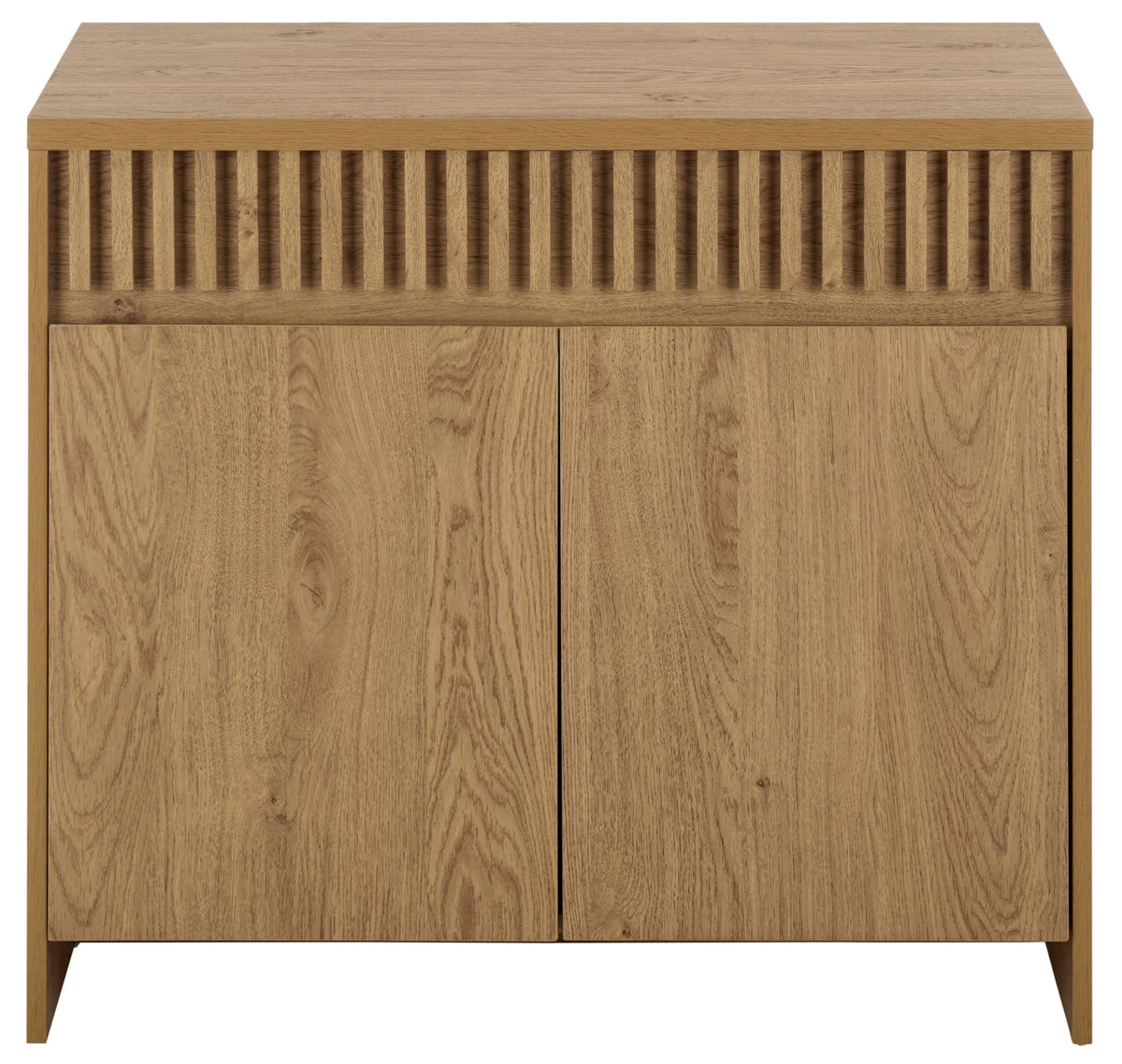 Oak 2-Door Media Stand O365458