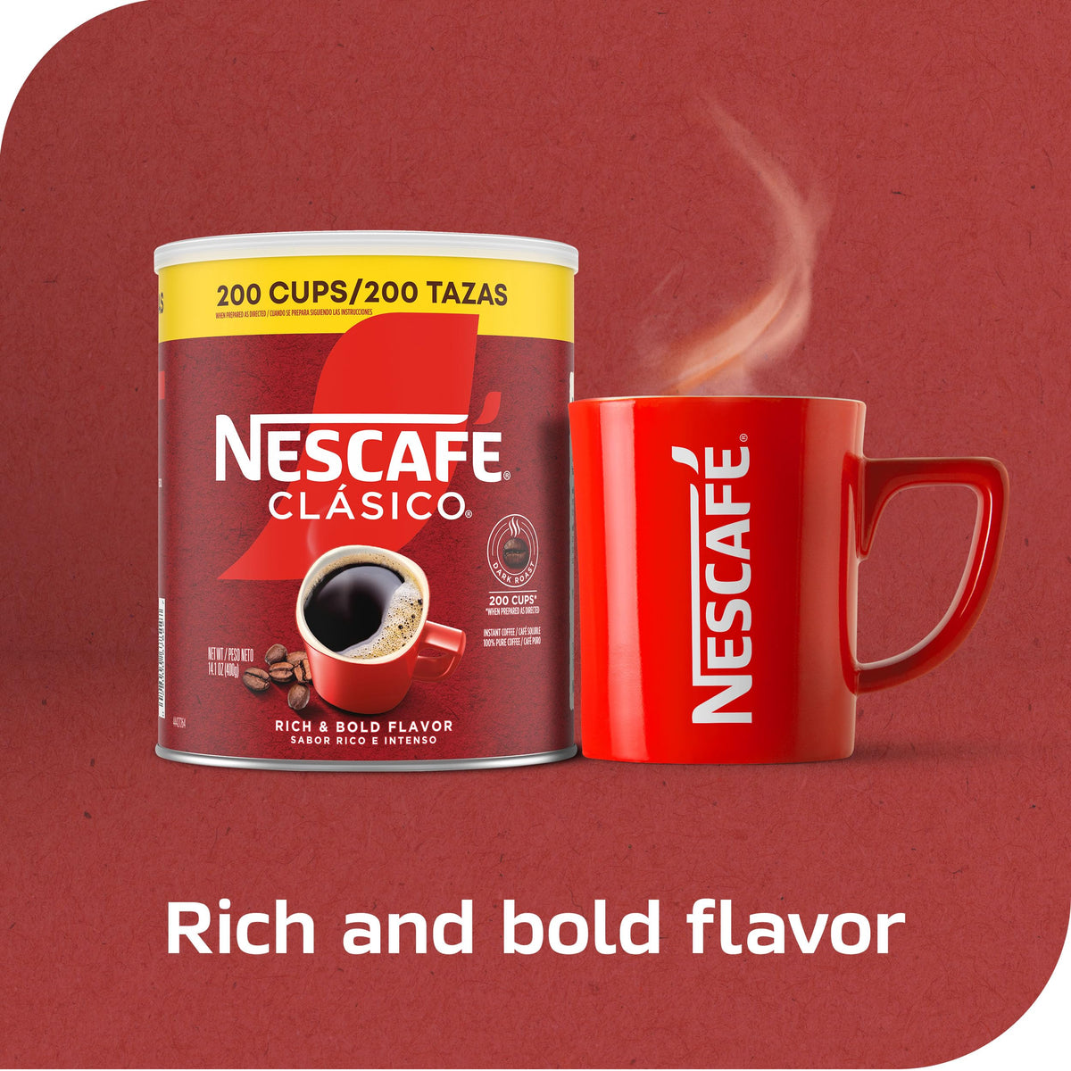 Dark Roast Instant Coffee 14.1 oz L403